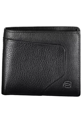 Piquadro Black Leather Men Wallet