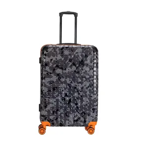 Premium Quality ABS Hard Shell Urban Camouflage Print Spinner Suitcase with Built in Lock - 28 Inch