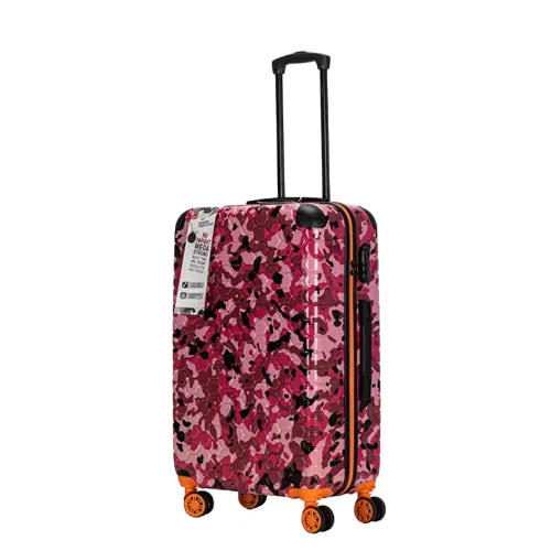 Premium Quality ABS Hard Shell Urban Camouflage Print Spinner Suitcase with Built in Lock - 28 Inch