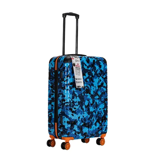 Premium Quality ABS Hard Shell Urban Camouflage Print Spinner Suitcase with Built in Lock - 28 Inch