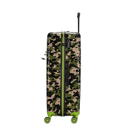 Premium Quality ABS Hard Shell Urban Camouflage Print Spinner Suitcase with Built in Lock - 28 Inch