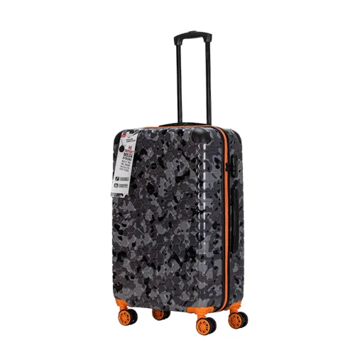 Premium Quality ABS Hard Shell Urban Camouflage Print Spinner Suitcase with Built in Lock - 28 Inch