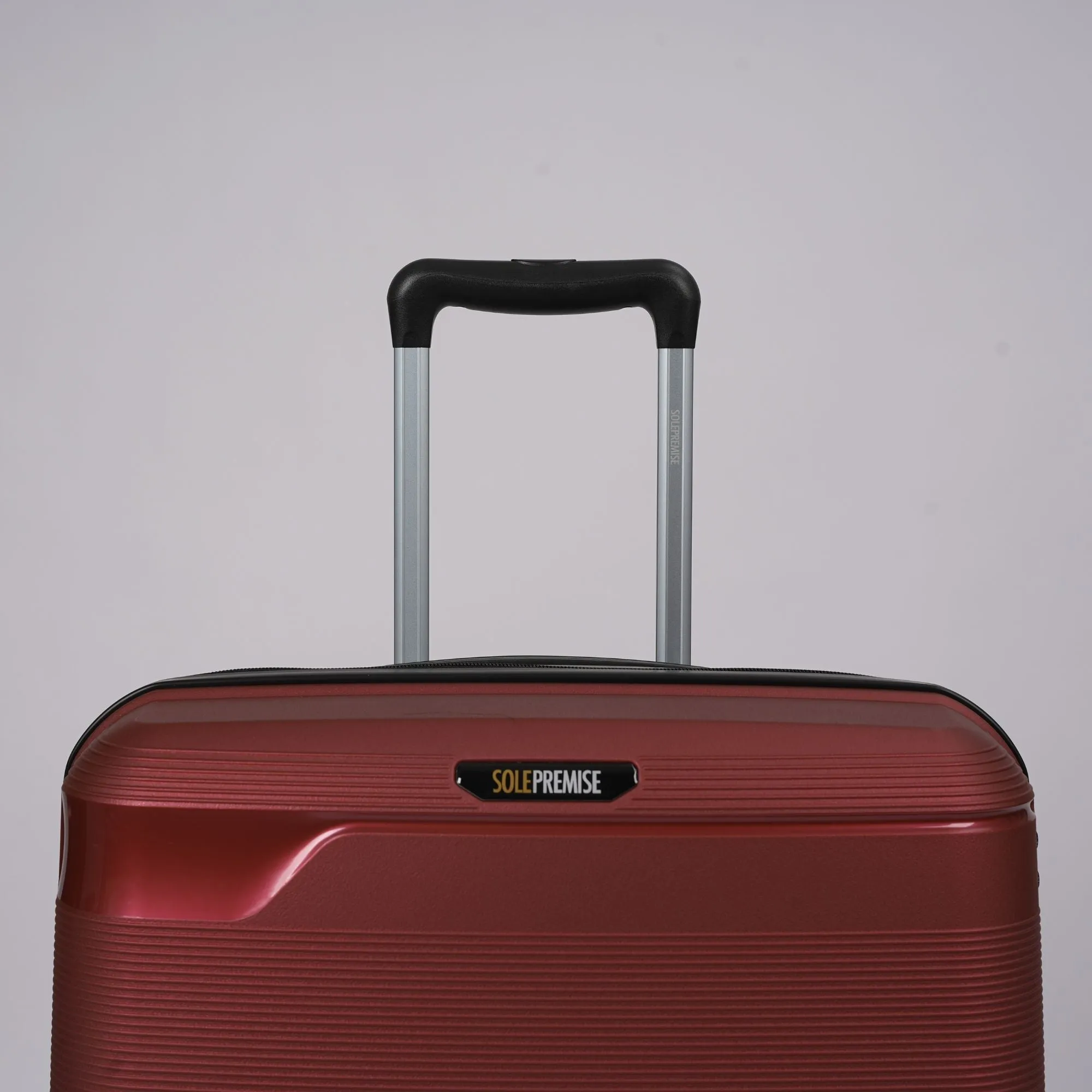 Red Hardcase Roller Carry On Luggage 20' with 360° Wheels