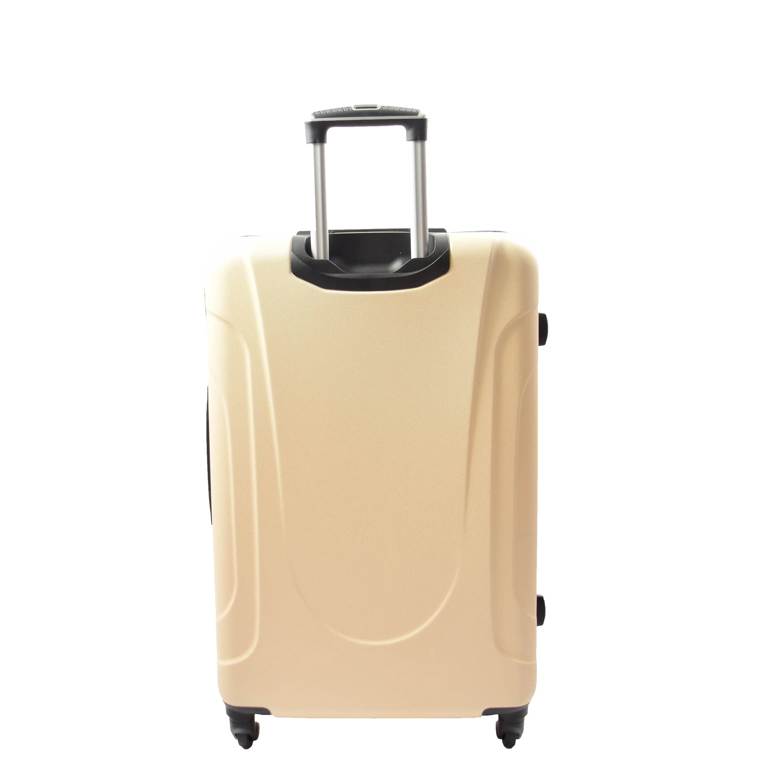 Robust 4 Wheel Suitcases ABS Off White Lightweight Digit Lock Luggage Travel Bag Stargate