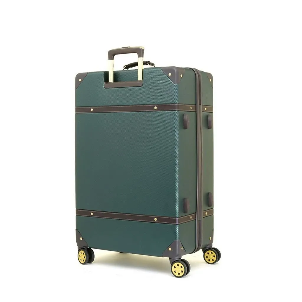 Rock Vintage 78cm Large Hardsided Luggage - Green