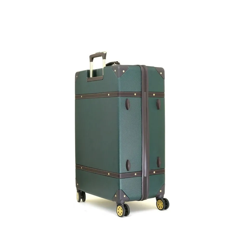 Rock Vintage 78cm Large Hardsided Luggage - Green