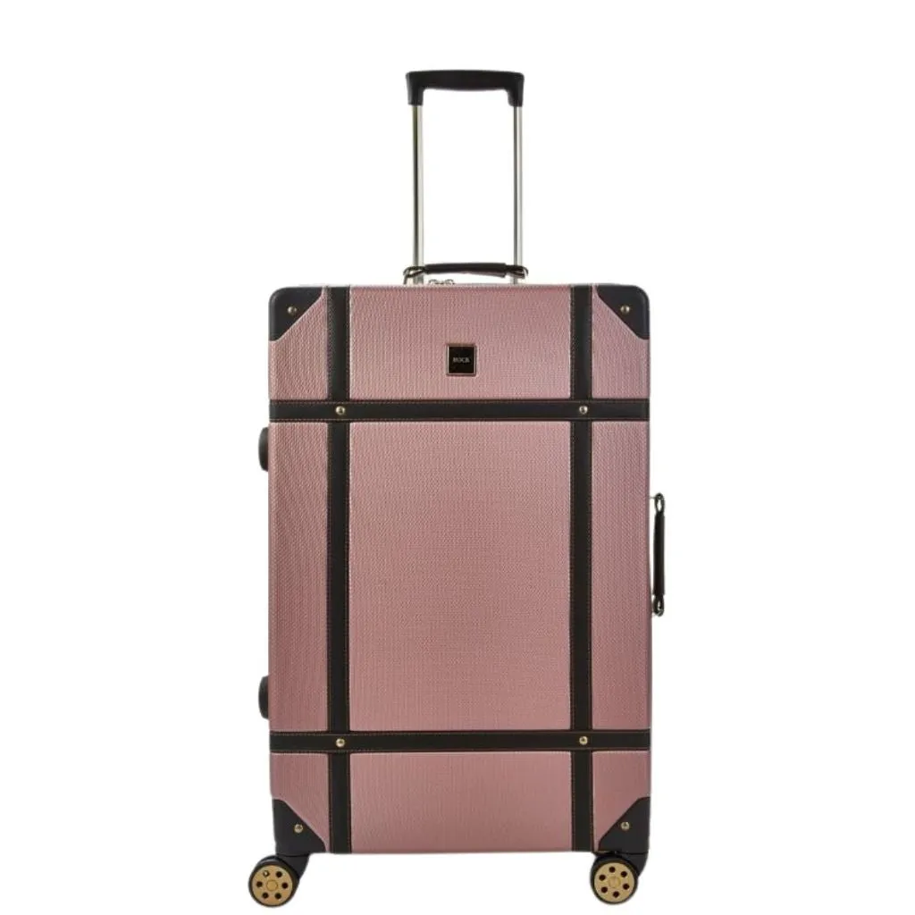 Rock Vintage 78cm Large Hardsided Luggage - Pink