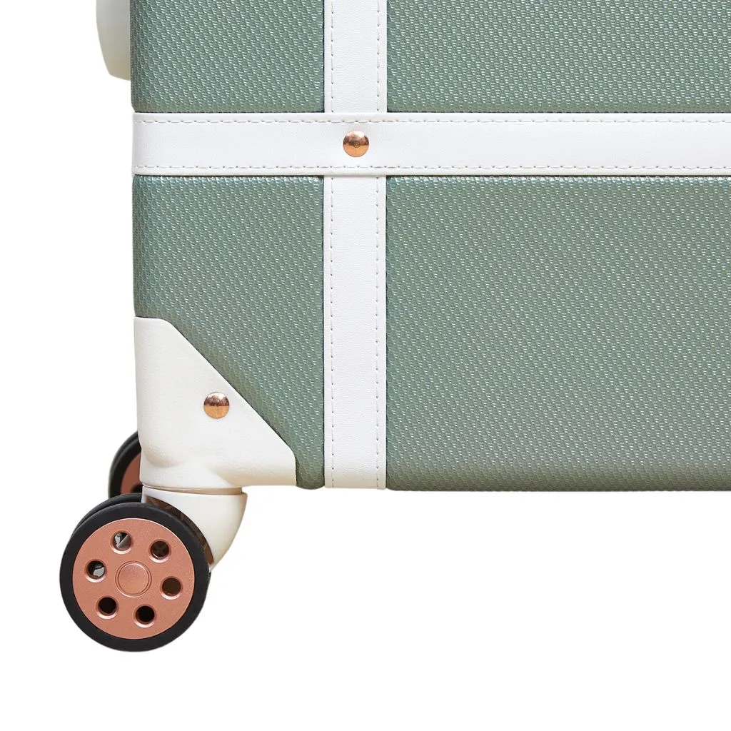 Rock Vintage 78cm Large Hardsided Luggage - Sage Green