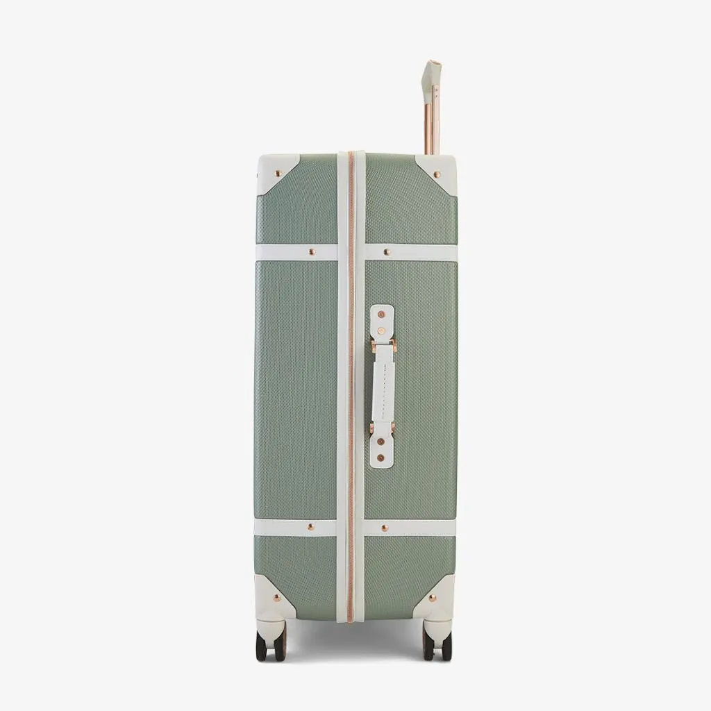 Rock Vintage 78cm Large Hardsided Luggage - Sage Green