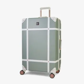 Rock Vintage 78cm Large Hardsided Luggage - Sage Green