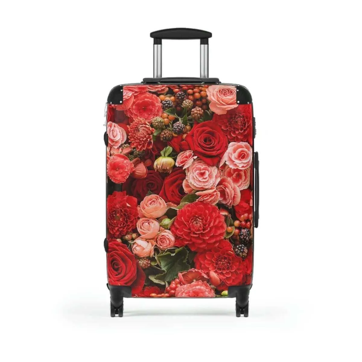 Rose Designed Suitcase w/360 Degree Swivel Wheels