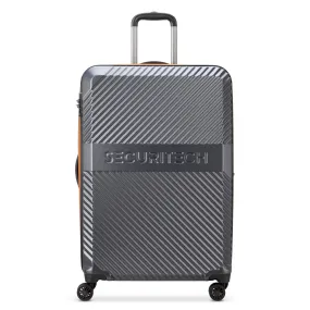 Securitech By Delsey Patrol 75.5cm Large Exp Hardsided Luggage - Grey