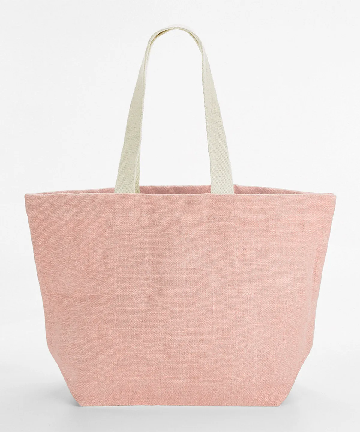 Soft washed jute beach bag | Saffron