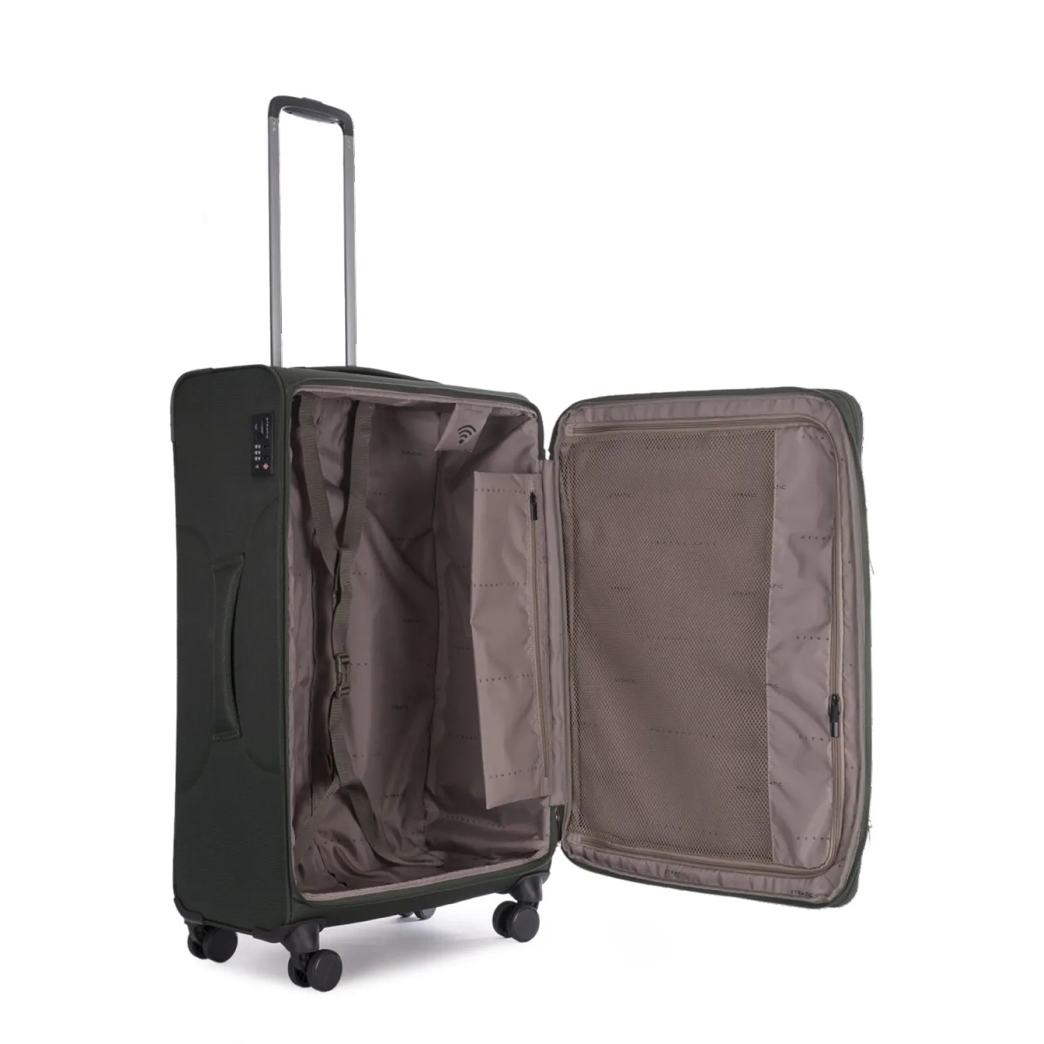 Stratic Light   Suitcase L With Front Access Opening