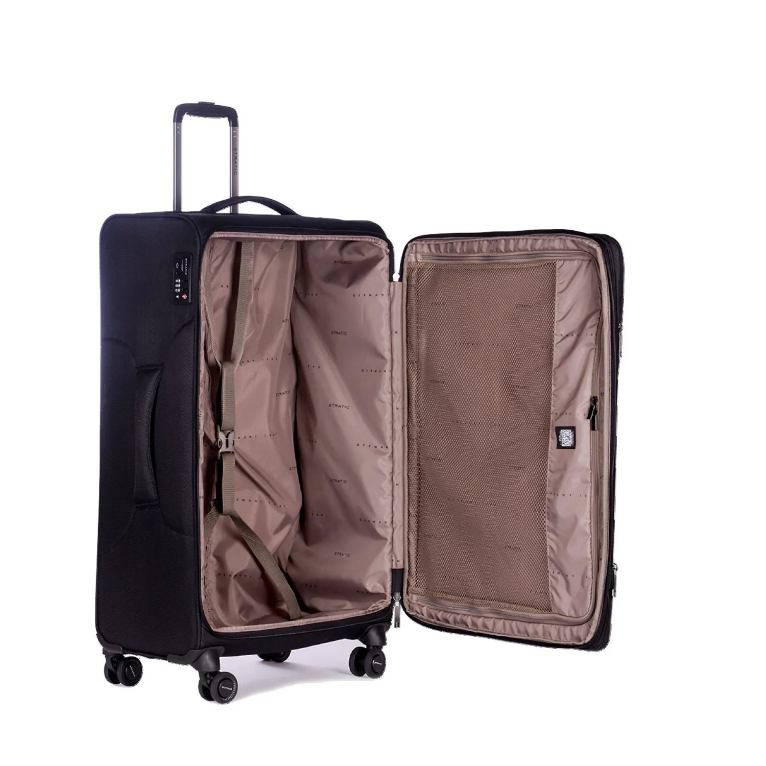 Stratic Light   Suitcase L With Front Access Opening