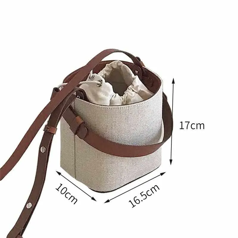 Straw Bucket Bag