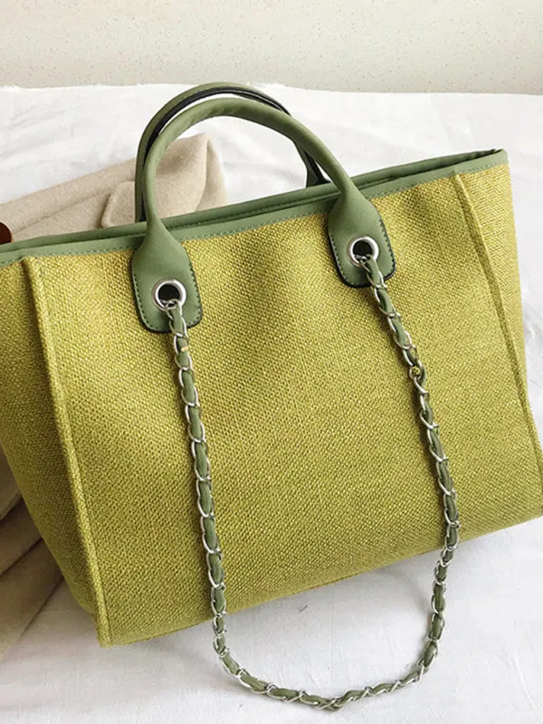 Textured Bucket Shoulder Large Bag