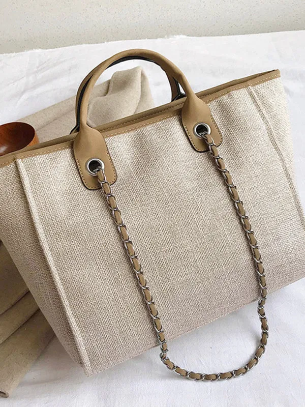 Textured Bucket Shoulder Large Bag