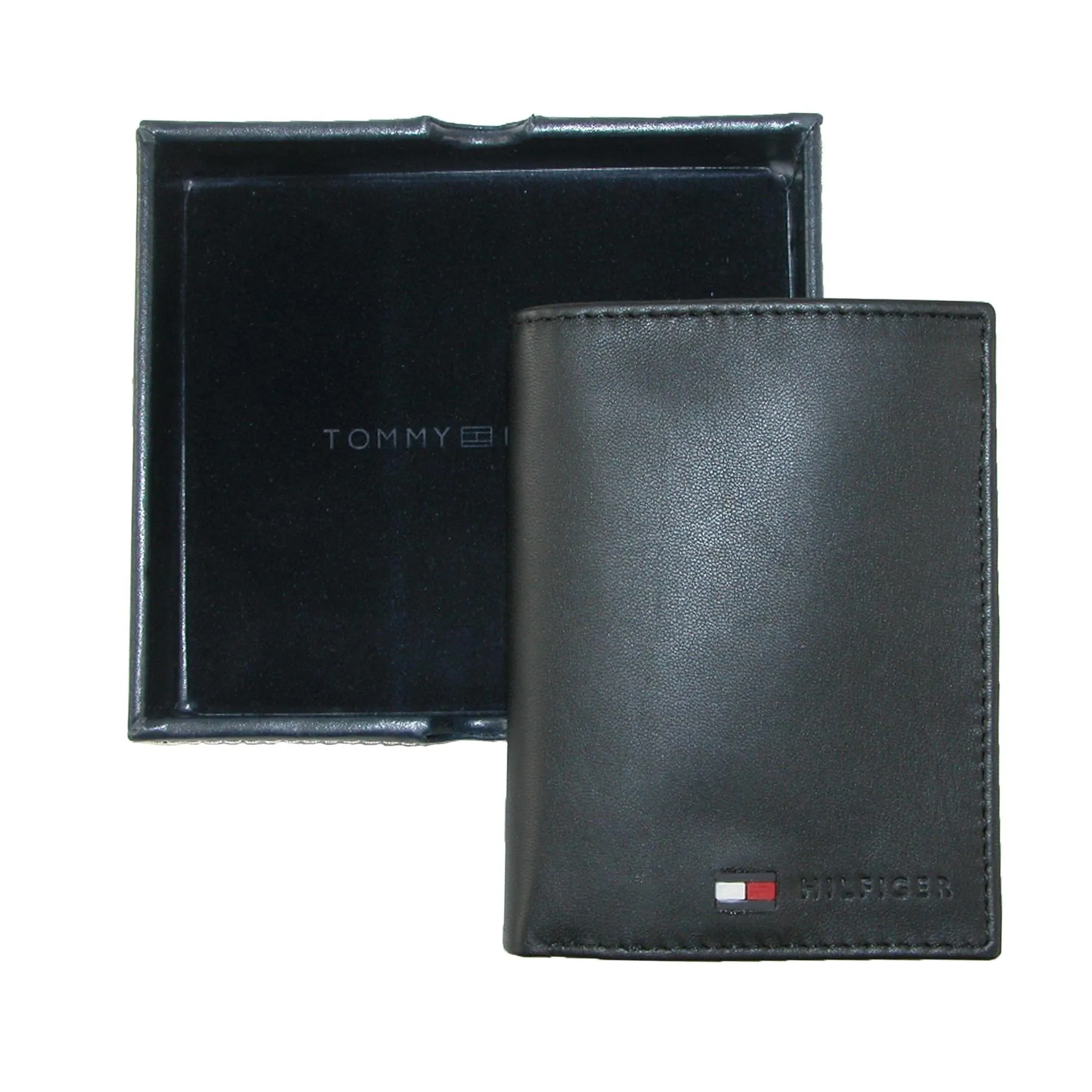 Tommy Hilfiger Men's Leather Stockton Credit Card Organizer Wallet