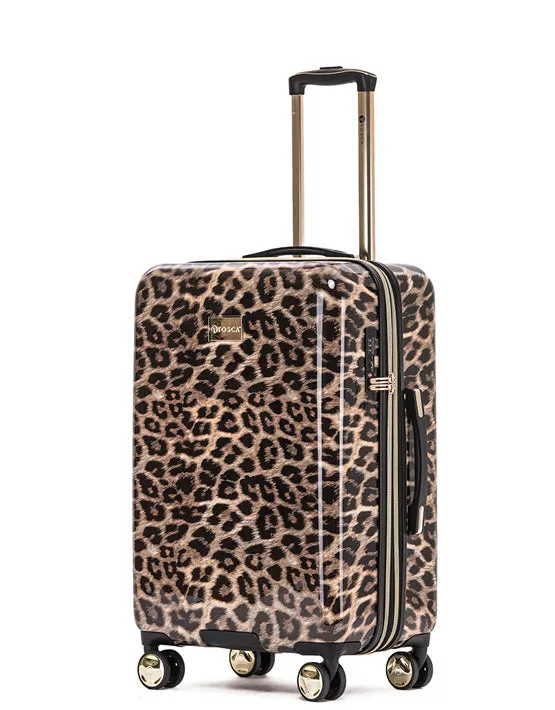 Tosca Luggage Leopard Hard Trolley Case Sets