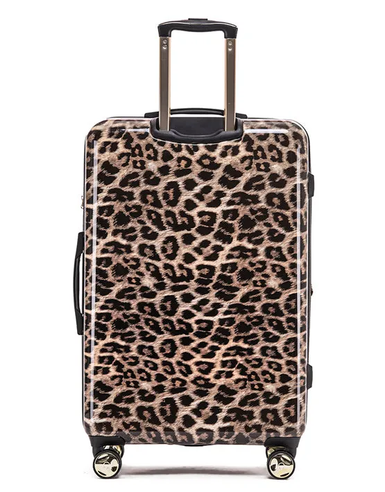 Tosca Luggage Leopard Hard Trolley Case Sets