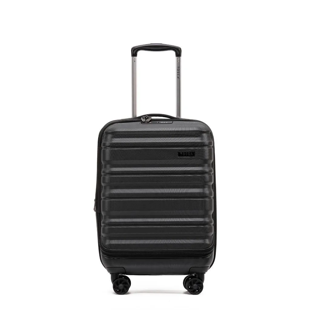 Tosca Sub Zero 2.0 3 Piece Hardsided Luggage Set - Black