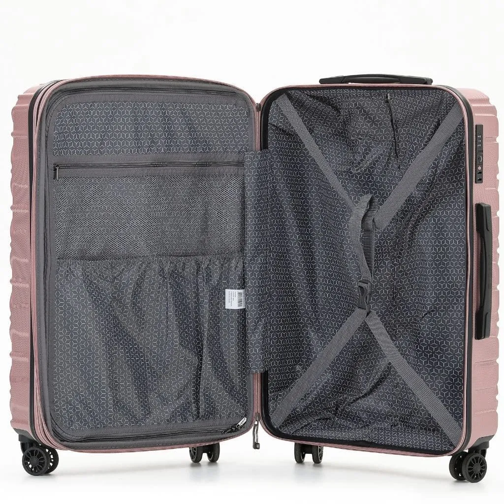 Tosca Triton Large 74cm Hardsided Spinner Expander Luggage Charcoal