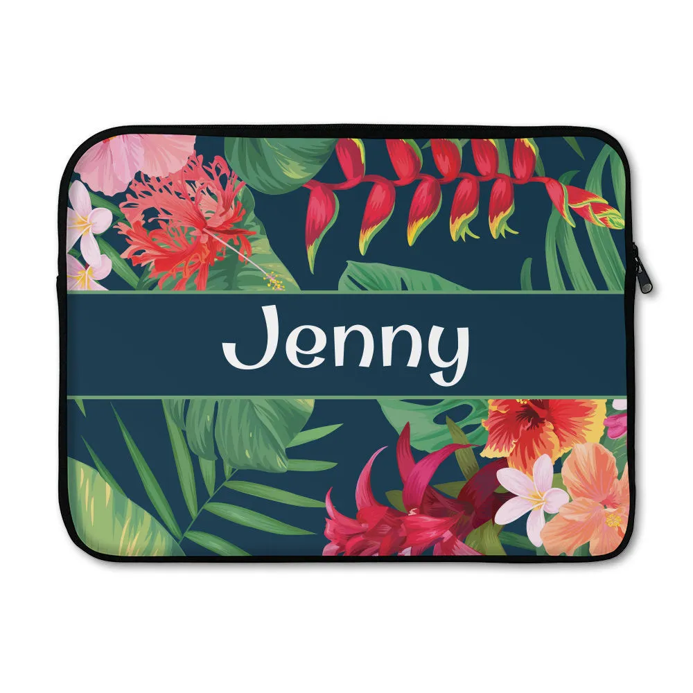 Tropical Laptop Sleeve - Large