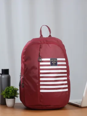 Unisex Maroon Casual Back Pack