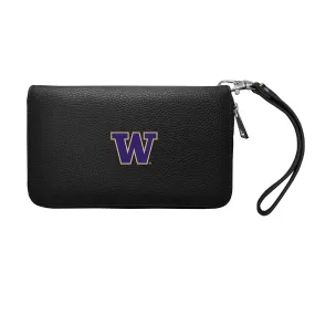 University of Washington Zip Organizer Wallet Pebble