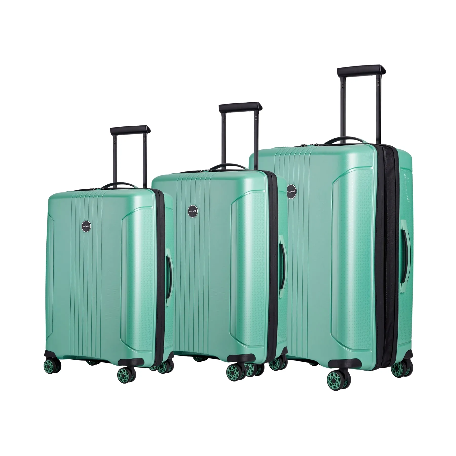 Verage London Hardside Luggage 3 Piece Set (20"   25"   29")