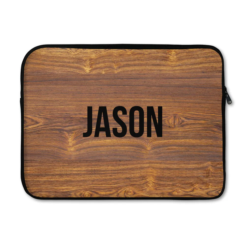 Wooden Laptop Sleeve - Medium